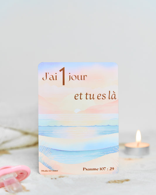 Carte bébé 1 jour