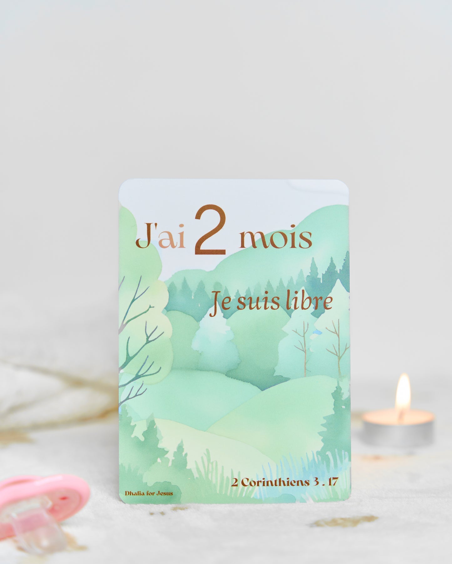 Carte bébé 2 mois