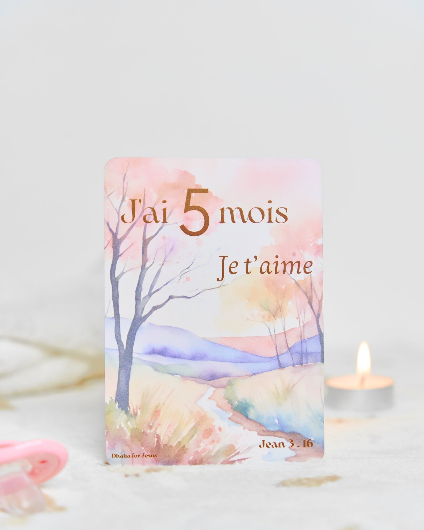 Carte bébé 5 mois
