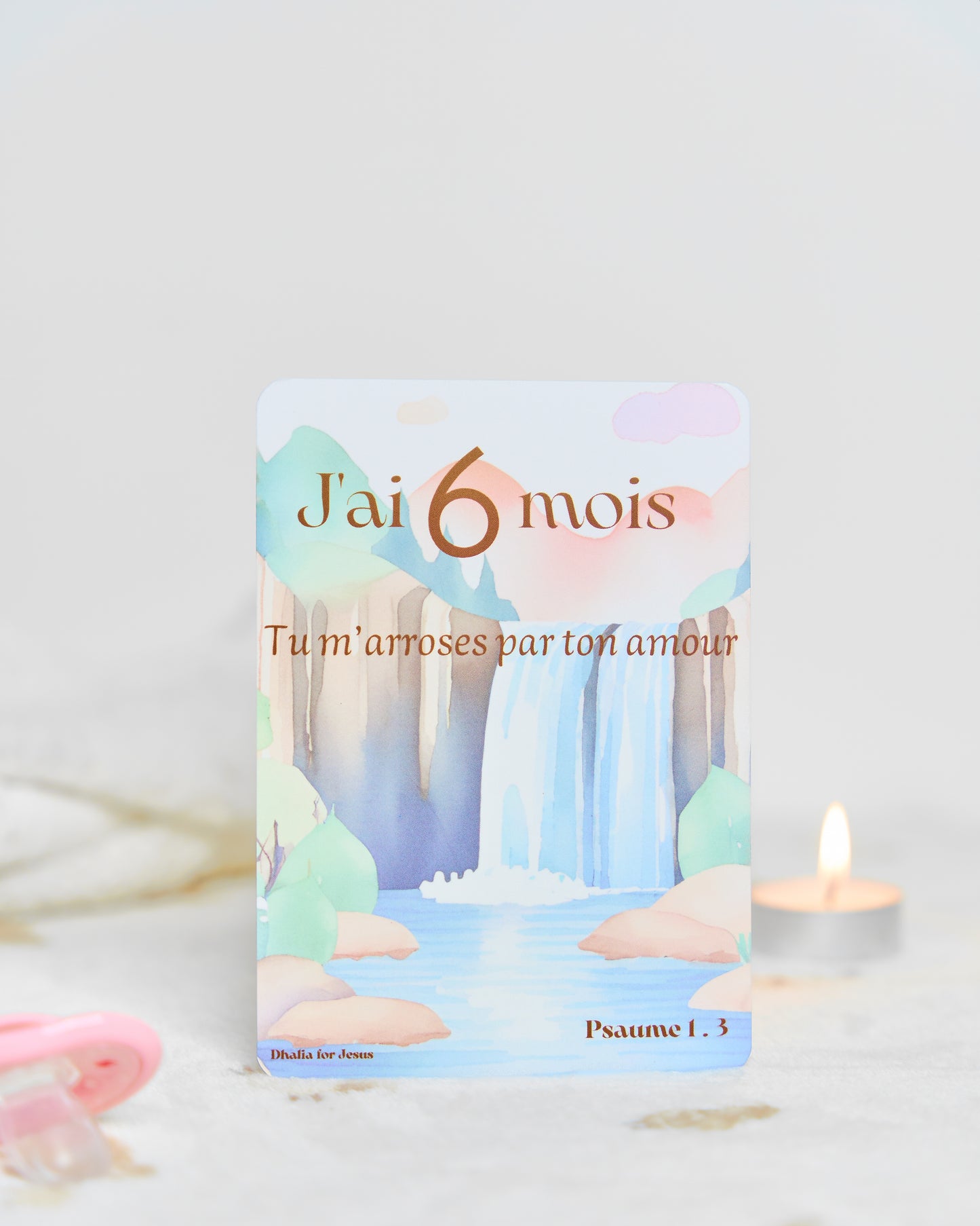 Carte bébé 6 mois