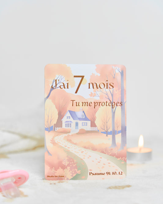 Carte bébé 7 mois