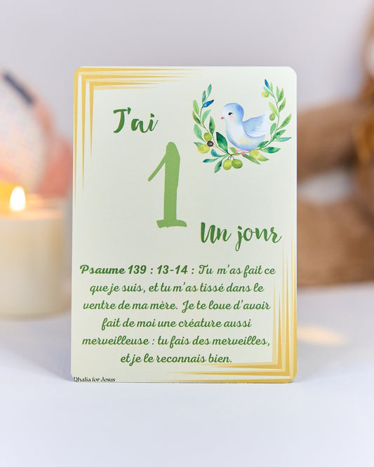 Carte bébé 1 Jour
