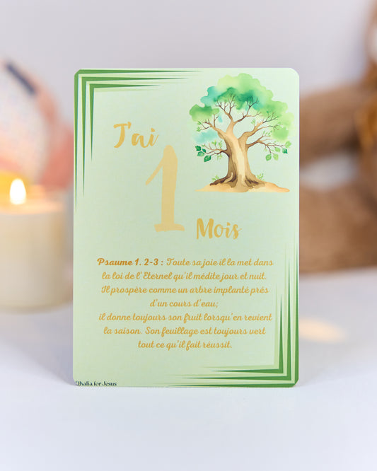 Carte bébé 1 mois