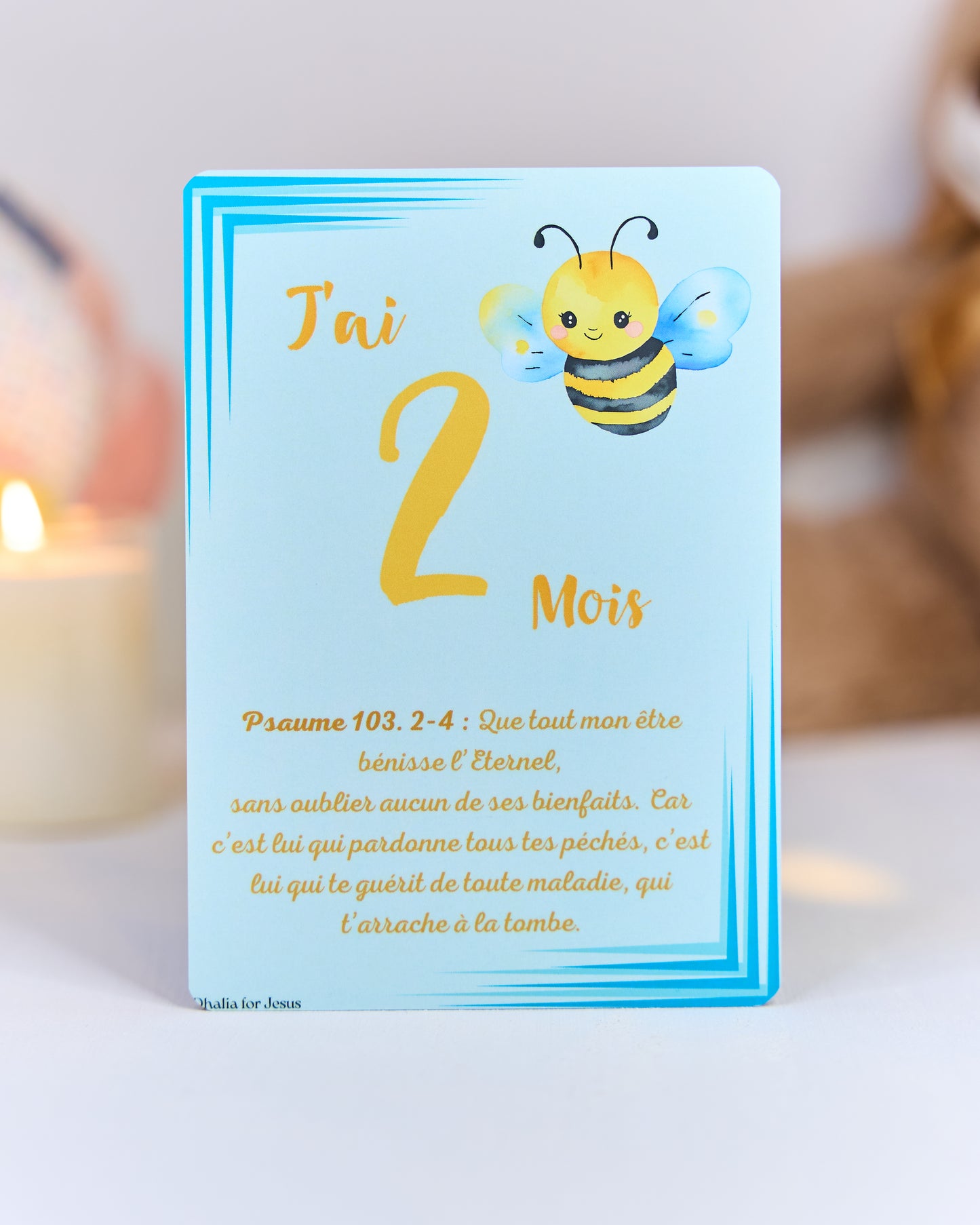 Carte bébé 2 mois