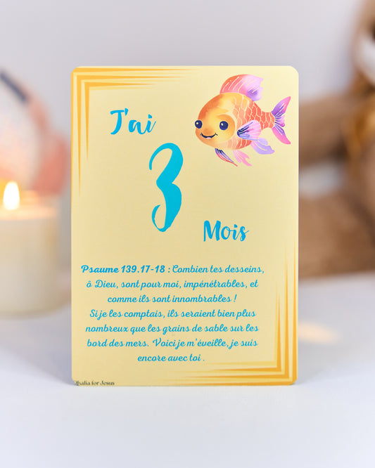 Carte bébé 3 mois