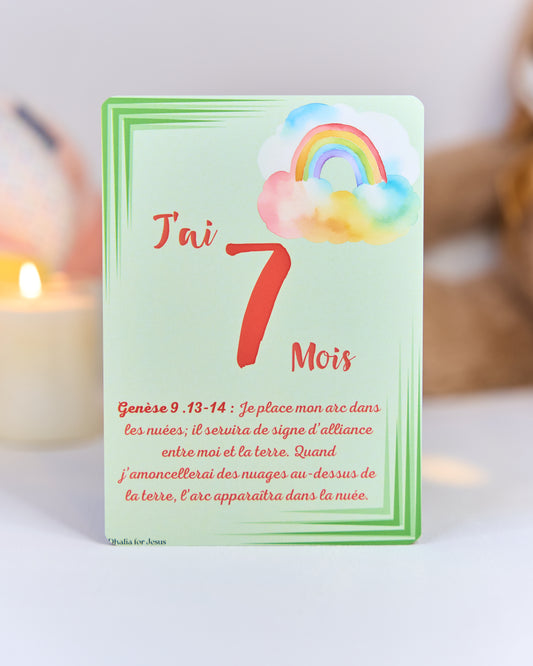 Carte bébé 7 mois