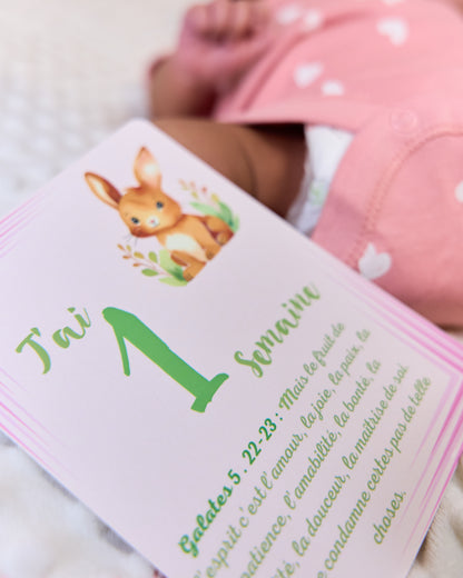 Carte bébé 1 semaine