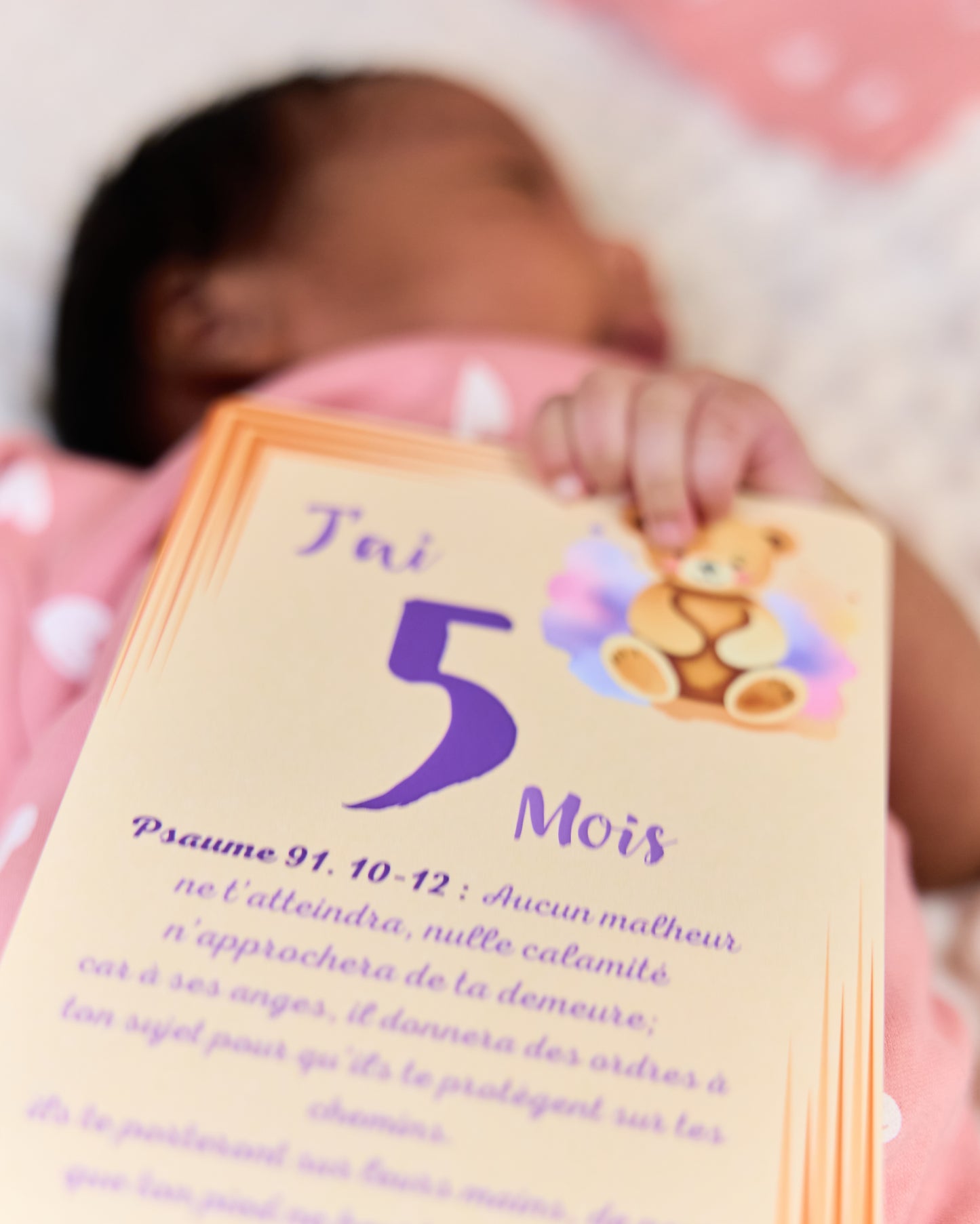Carte bébé 5 mois