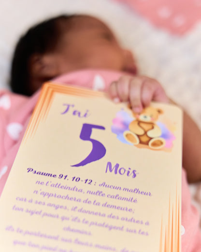 Carte bébé 5 mois